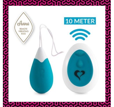 FeelzToys - Anna Vibrating Egg Remote Deep Green